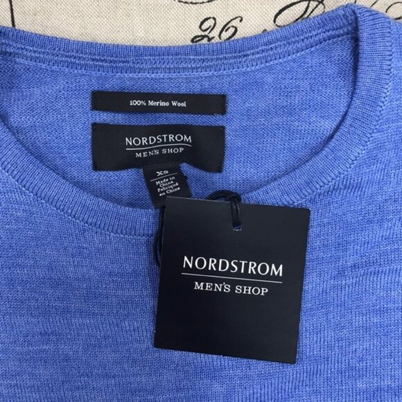 Nordstrom Men's Shop Crewneck Merino Wool Sweater - Picture 4 of 5